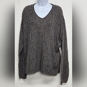 Fieldmaster XL Warm Cable Knit Sweater Cotton Long Sleeve Mens